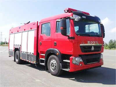 豪沃6吨水罐消防车